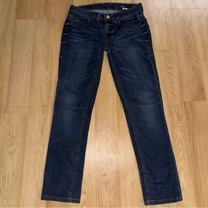 William Rast size 26 short 27” altered Dark Indigo Straight Leg Jeans